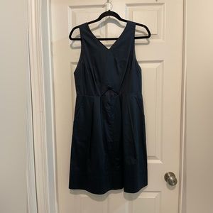 NWOT Madewell Size 8 Navy Blue Cotton Summer Dress